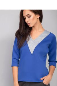 Sweter o prostym kroju MM2038 Light Blue