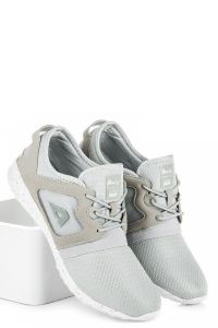 BUTY SPORTOWE NA WIĄZANIE Szary CNB201621G