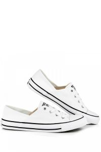 TRAMPKI CONVERSE CHUCK TAYLOR ALL STAR CORAL CANVAS COLOR Biały CNB555901