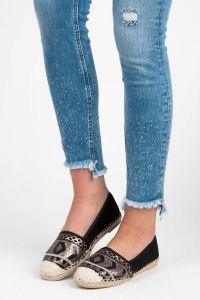 ZAMSZOWE ESPADRYLE Z CEKINAMI Czarny CNB988-13B