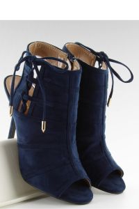 BOTKI NA SZPILCE OPEN TOE 1308 DK. BLUE