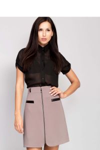 Spódnica o długości  powyżej kolan MM5001 Beige
