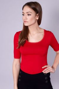 Bluzka Model Medona 8420 Red