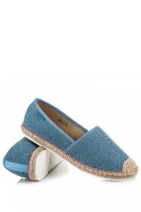 ESPADRYLE ZE WZOREM CNB3051-11BL Niebieski