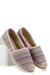 ESPADRYLE Z ETNICZNYM WZOREM CNB3051-20P Różowy