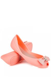 GUMOWE BALERINKI OPEN TOE CNBPT100-36OR Pomara?czowy