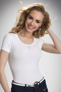 Bluzka Model Greta Ecru
