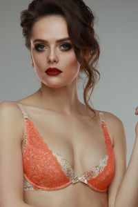 Biustonosz usztywniany Irys Orange