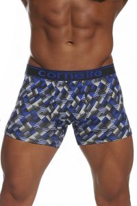 Bokserki Model High Emotion 508/57 Black/Blue