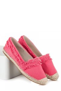 R?OWE ESPADRYLE Z FR?DZELKAMI CNB7154-23F Różowy