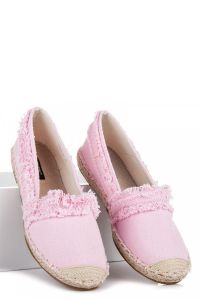 R?OWE ESPADRYLE Z FR?DZELKAMI CNB7154-20P Różowy