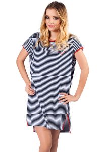 Koszula Nocna Model Fashion Kami kr.r.Navy
