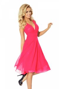 Sukienka Model 35-10 Neon Light Pink