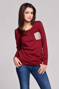 Bluzka Model 156 Bordo