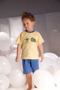 Piżama Model Samuel 2973 Yellow/Blue