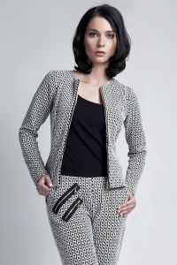 Żakiet Model ZA 103 Black-White